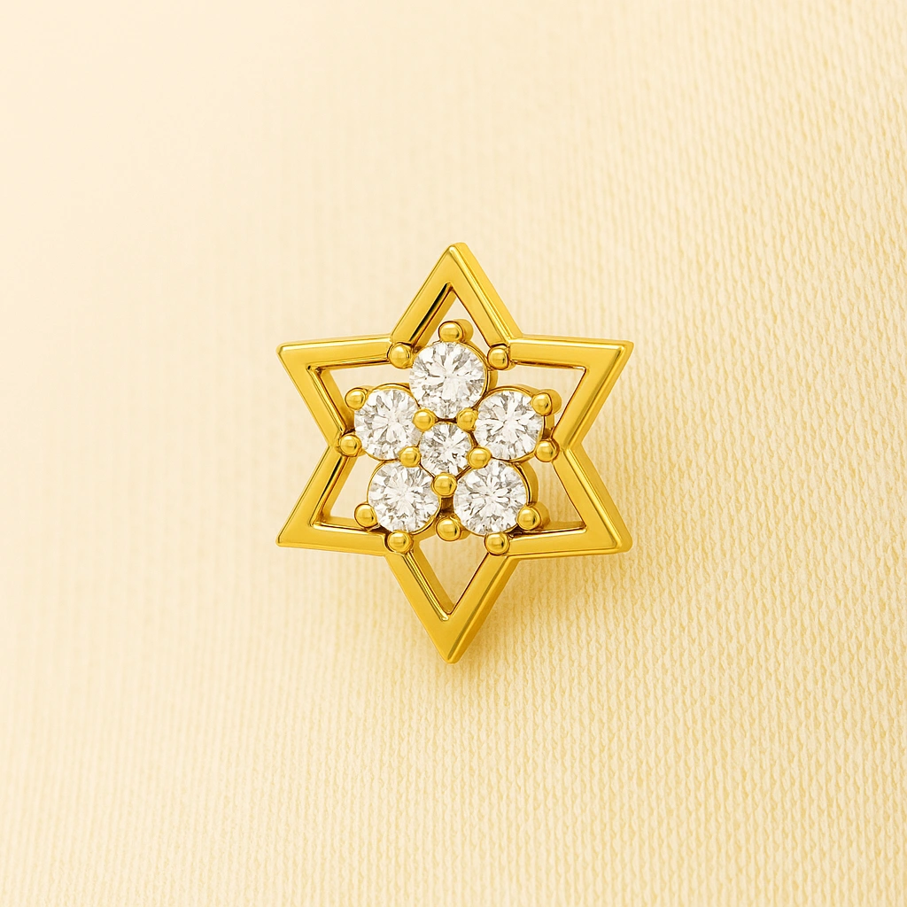 Celestial Diamond Nose Pin